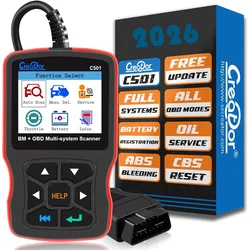 Creator C501 OBD2 Scanner Fit for BMW Mini EPB ABS SRS DPF Oil Reset All Systems Car Scan Tool OBDII Diagnostic Code Reader