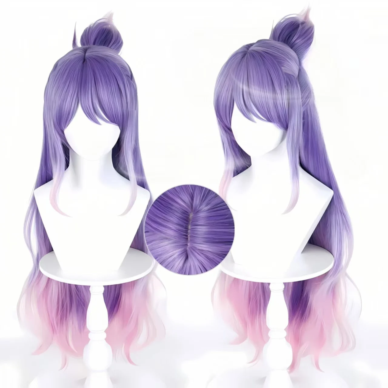 kiriko-cosplay-wig-purple-pink-gradient-long-wig-with-bun-heat-resistant-synthetic-hair-for-halloween-party-comic-con-rile-play