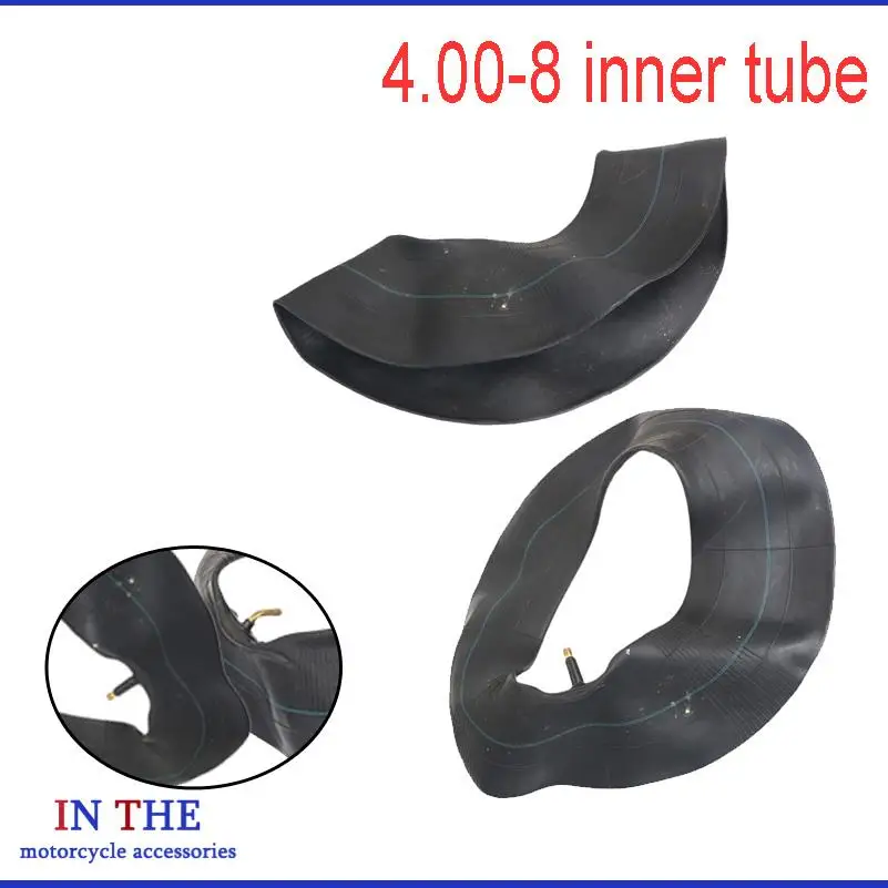 4.00-8 inner tubes straight/curved valve stem, suitable for kart, beach rider, cart inner tube