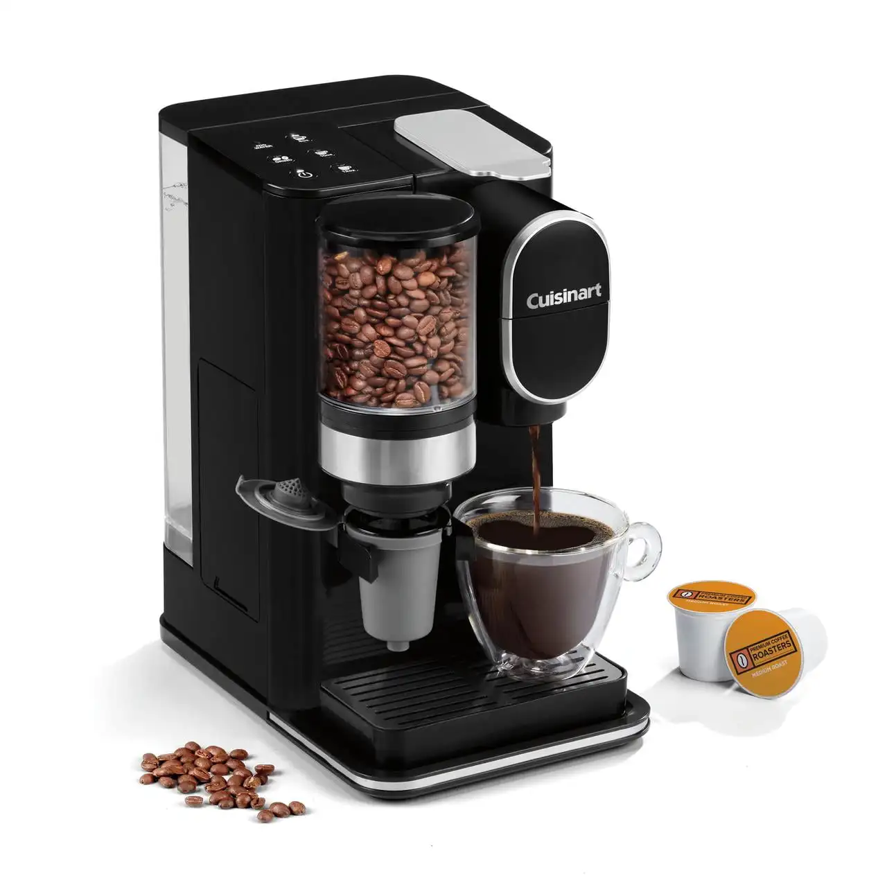Single-Serve Coffeemaker, 100g, Black