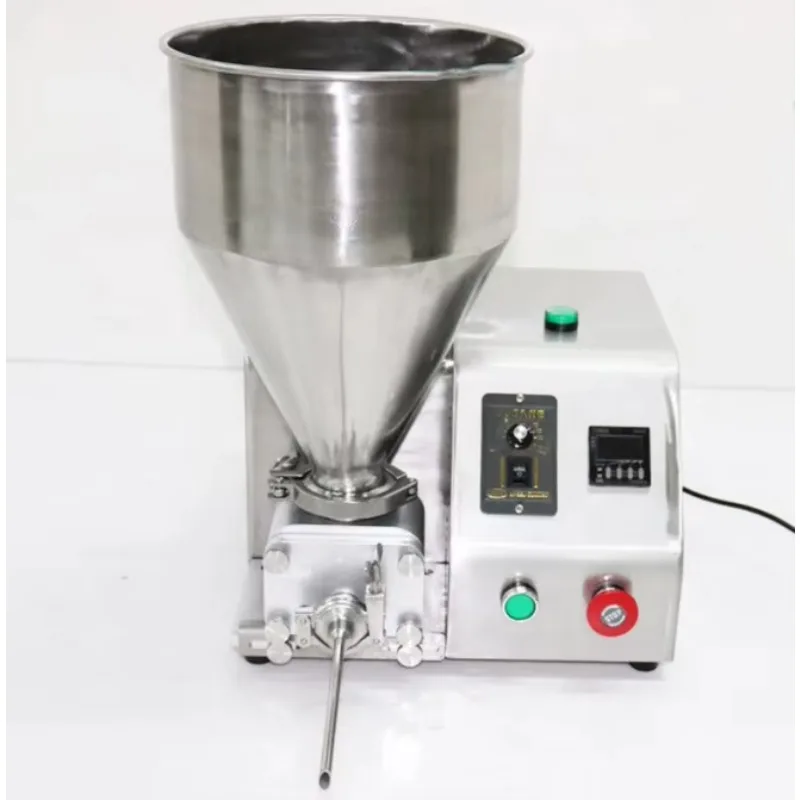 China Manual Bread Biscuit Donut Cream Filling Injector Injecting Machine Cream Jar Filling Machine