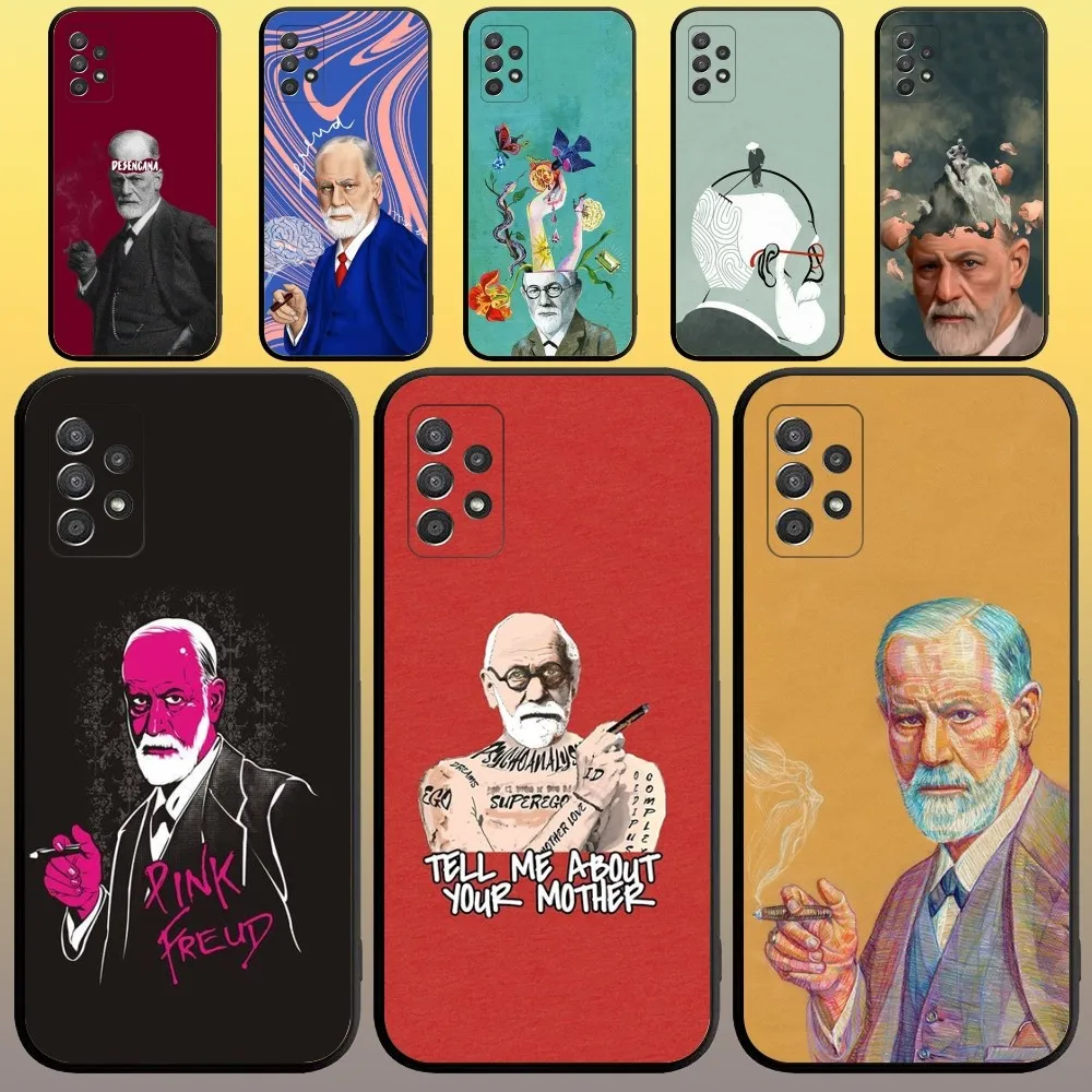 Sigmund Freud Psychoanalysis Phone Case for SamsungA 91,80,73,72,71,70,53,52,51,42,41,40,32,31,30,22,21,20,13 S 4G 5G Soft Case