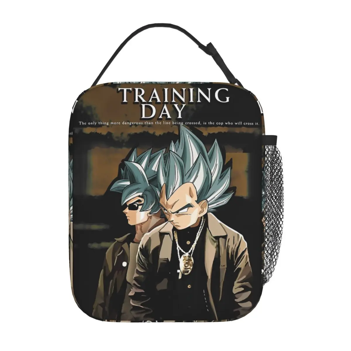 Training Day Dragon Ball Z Insulated Lunch Bags Thermal Bag  Meal Container Leakproof Lunch Box Tote for Men Women Office Travel