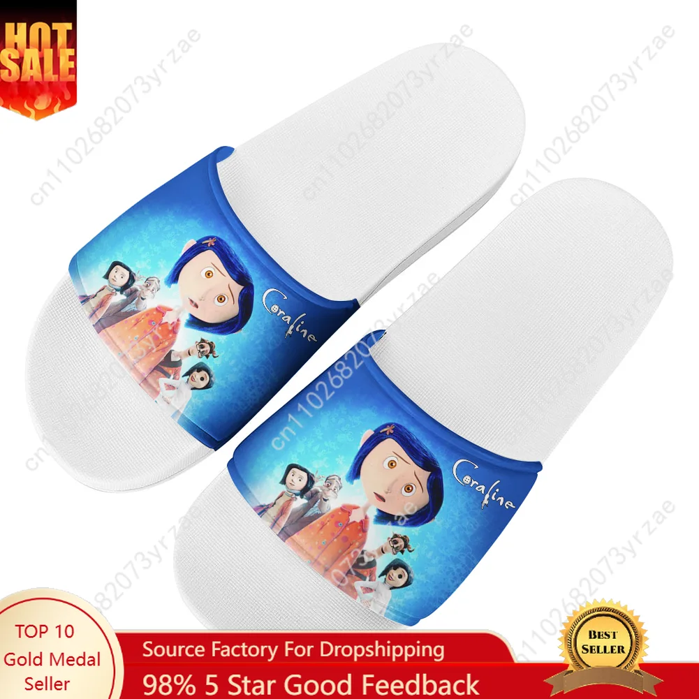 

Коралиновые сандалии, домашние тапочки, обувь для воды, мужские и женские подростковые модные туфли для ванной комнаты, пляжа, бассейна, тапочки на заказ