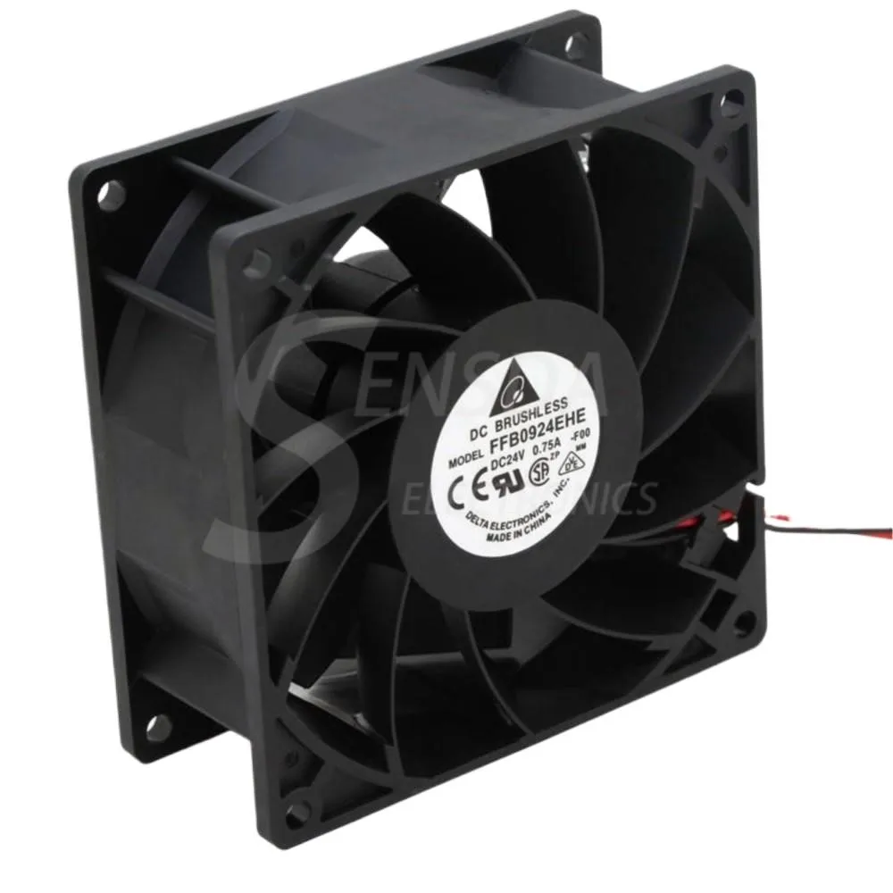 1PCS 92mm Welding Machine Fan for Delta FFB0924EHE 90mm 24V 0.75A 9238 9038 Inverter Server Cooling High-Efficiency Airflow