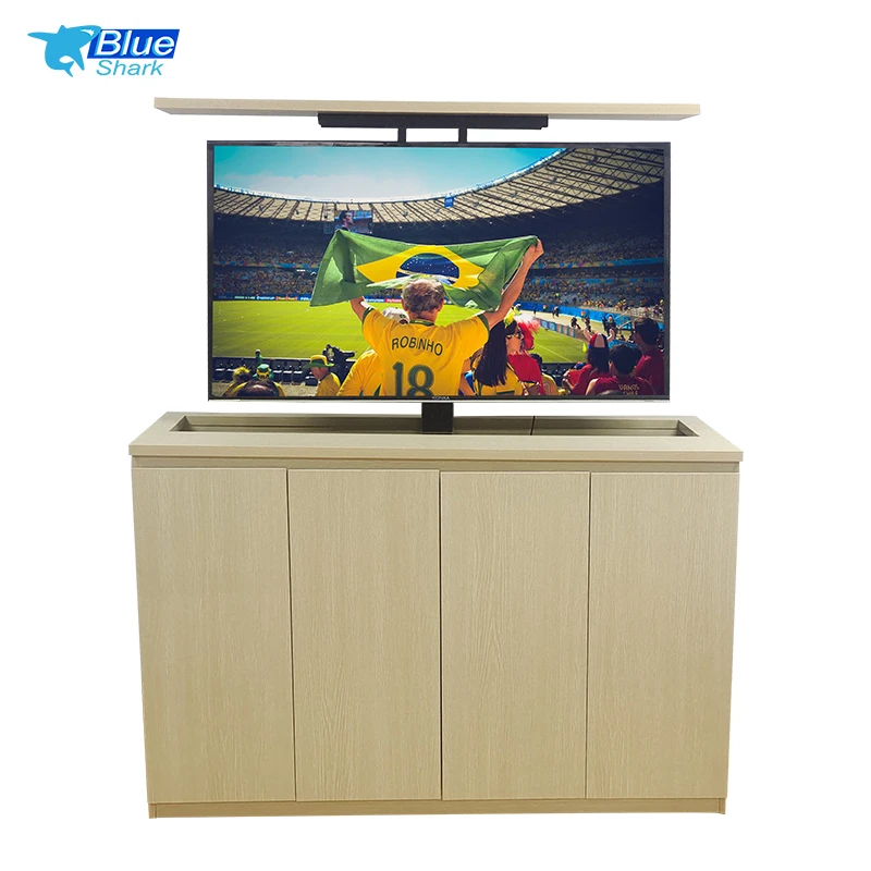 Motorized Hidden  TV Cabinet Lift Electrically Height-Adjustable TV Bracket  for Installation with Remote Control TV stand