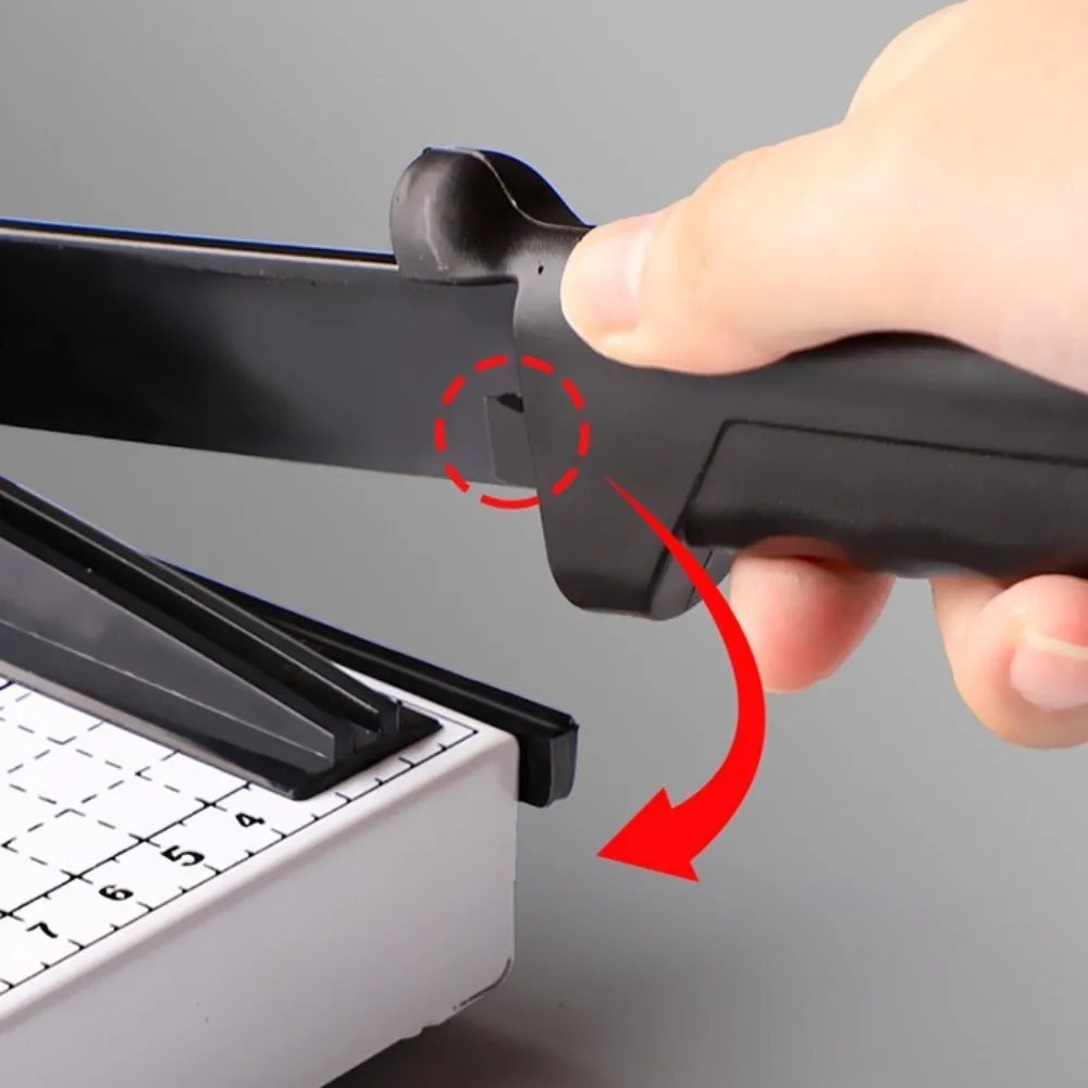 Heavy Duty A4 Paper Cutter Precise Cuts 15 Page Capacity A5 Paper Guillotine Professional Metal Base Photo Cutting Machine
