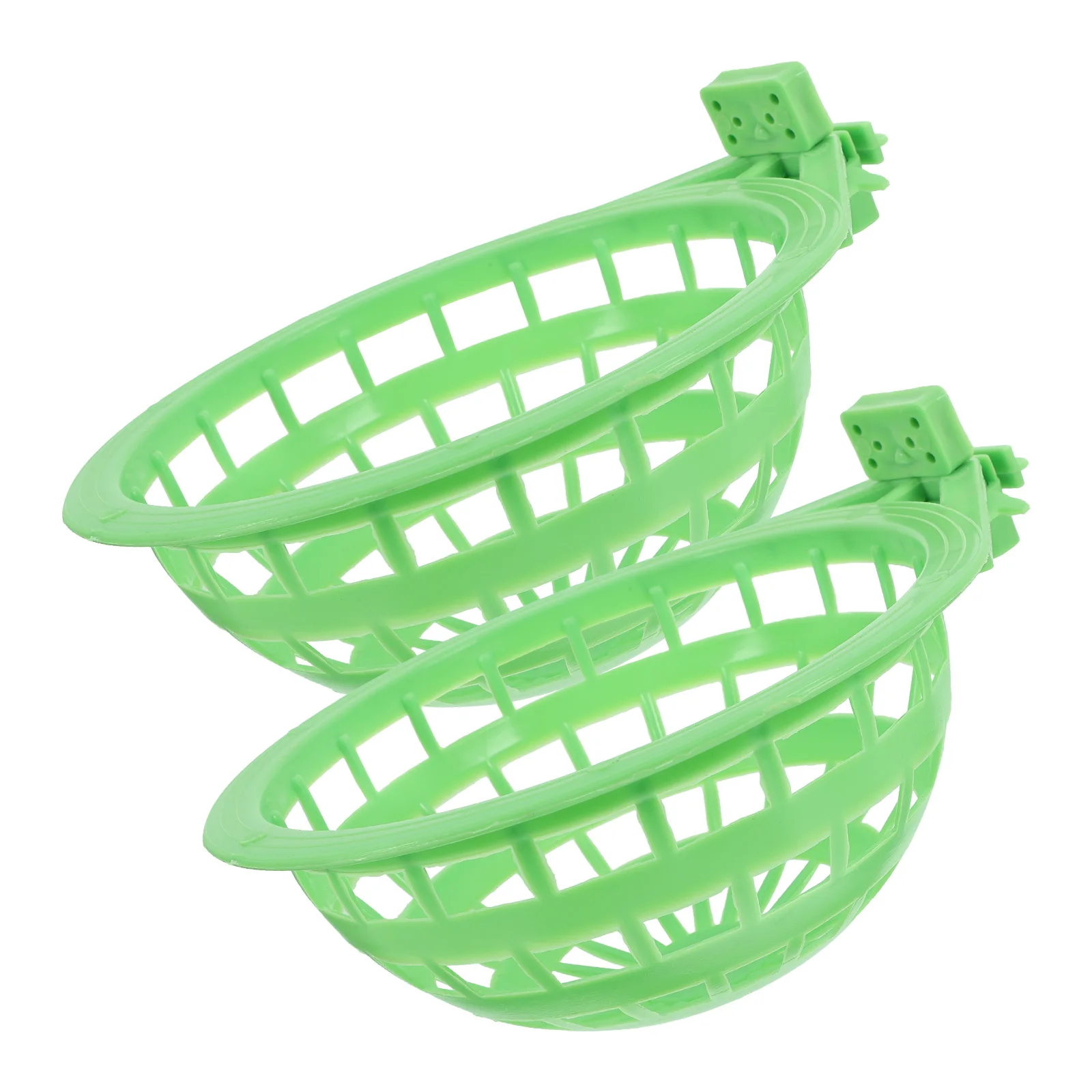 

2 pcs Bird Nest Pot Durable Plastic Bowl Basin Storage Suitable for Small Birds Strong Capacity Pet Supplies Accessories