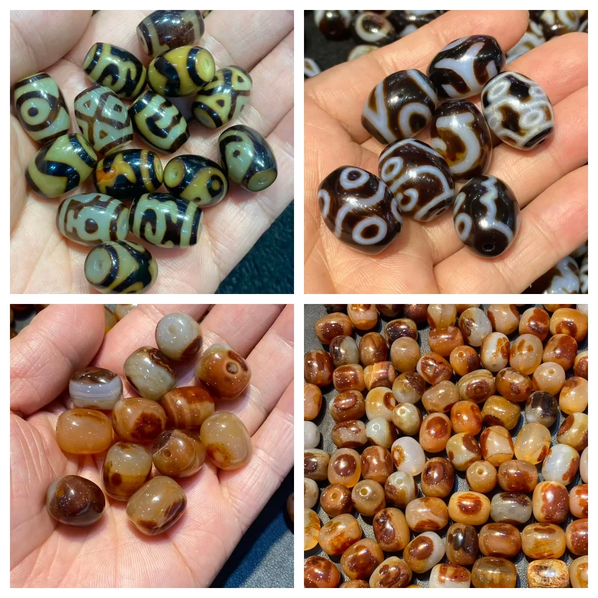 

Source Dzi Beads Wholesale Taiwan Craft Daluo Beads Small Barrel Beads Weathered Patina Loose Beads Matching Beads DIY Bracelet