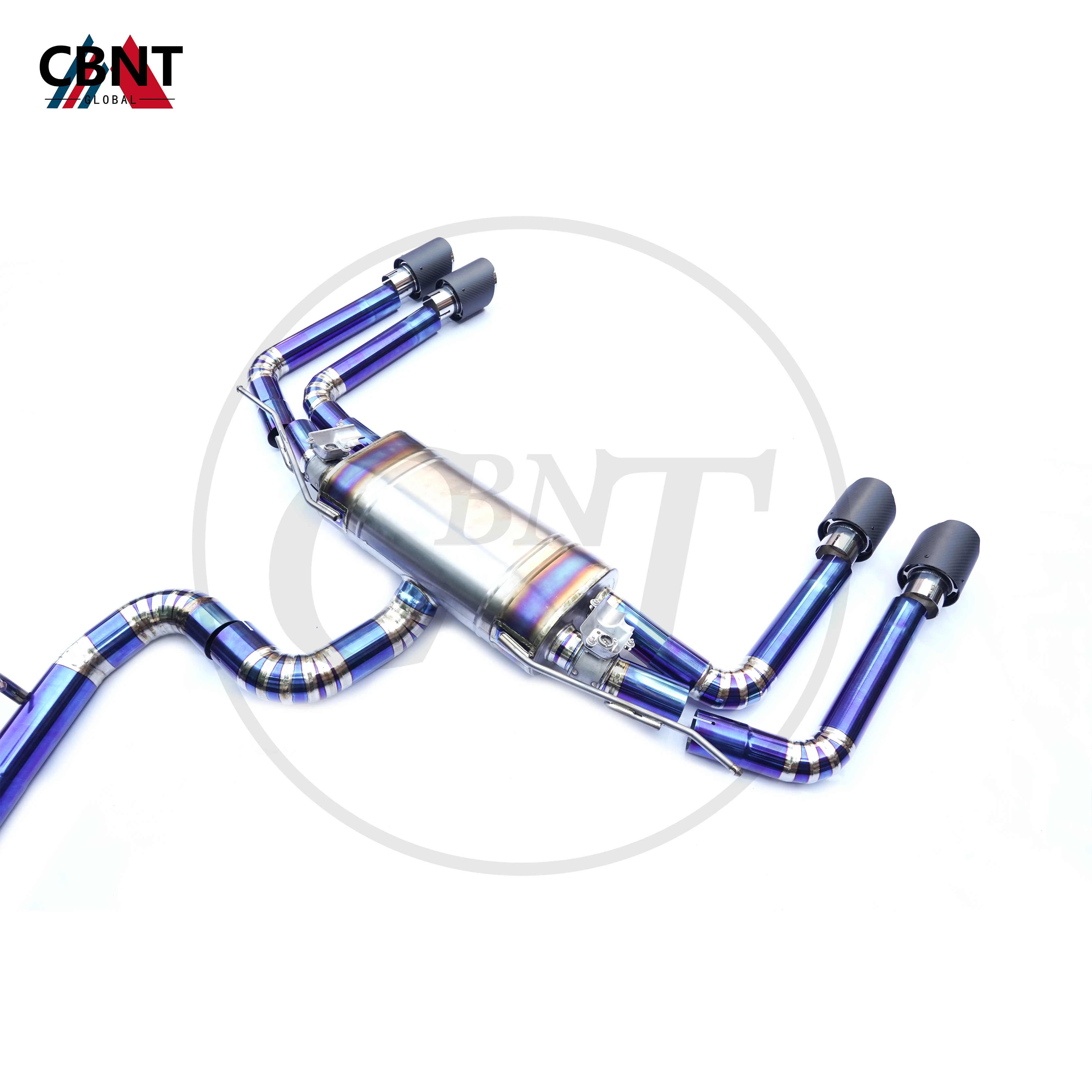 CBNT for Audi S3 2.0T 2015 -2023 Exhaust System Muffler with Valve High Quality Titanium Alloy Valvetronic Exhaust-pipe Catback