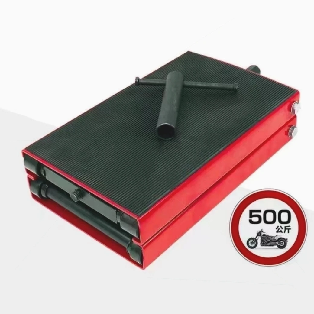 Motorcycle lift table jack Electric repair  frame Platform tool Parking bracket