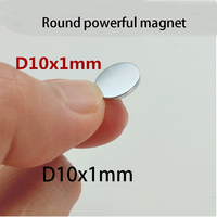 10x1mm  Strong Mini Whiteboard Magnets for Office, Kitchen, Home, DIY Crafts 10/20/50 10x1 Pack Tiny Round Fridge Magnets