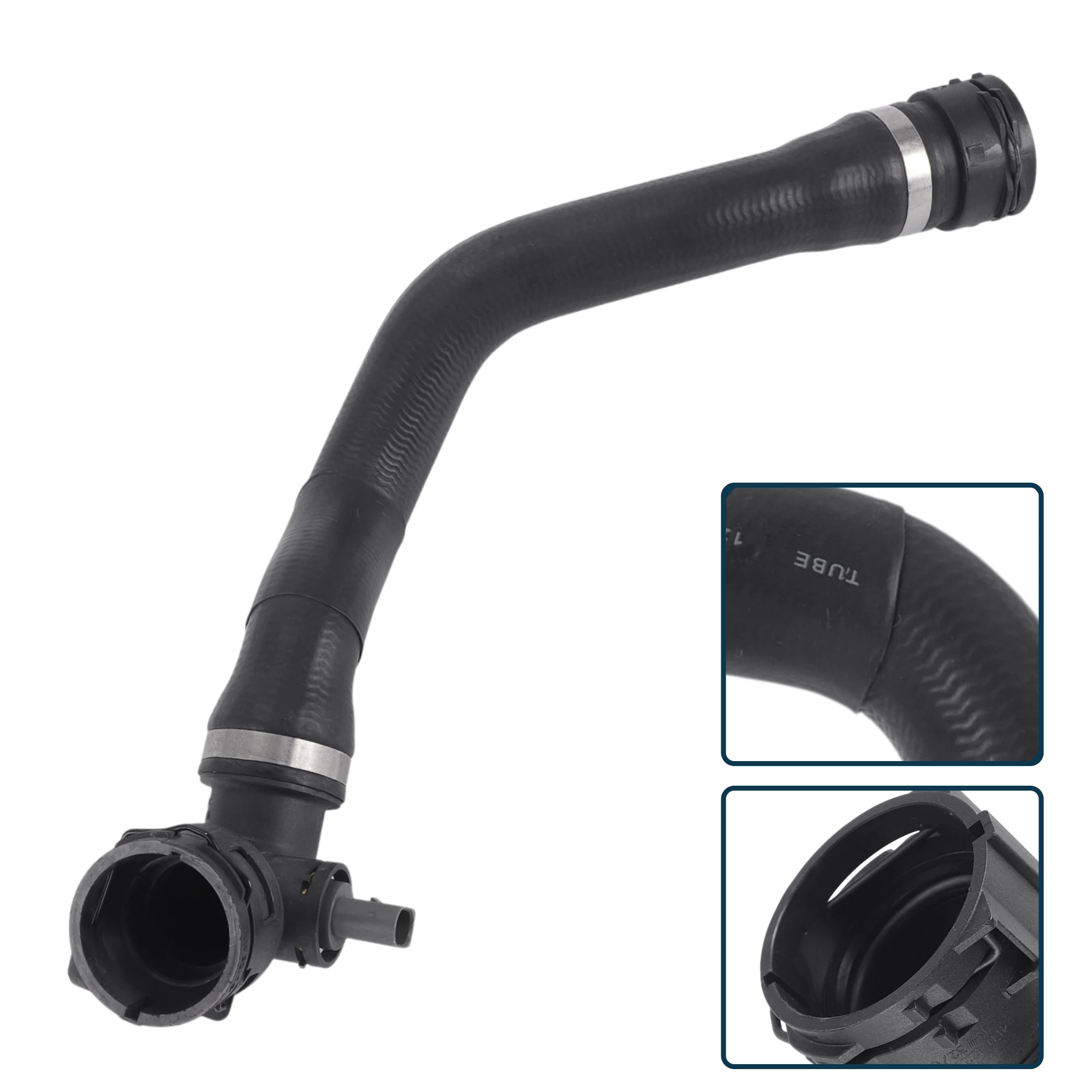 

UXCELL Radiator Hose Heater Hose No.95810640240 for Porsche Cayenne 2009-2016 Rubber Downpipe Black 1 Pc