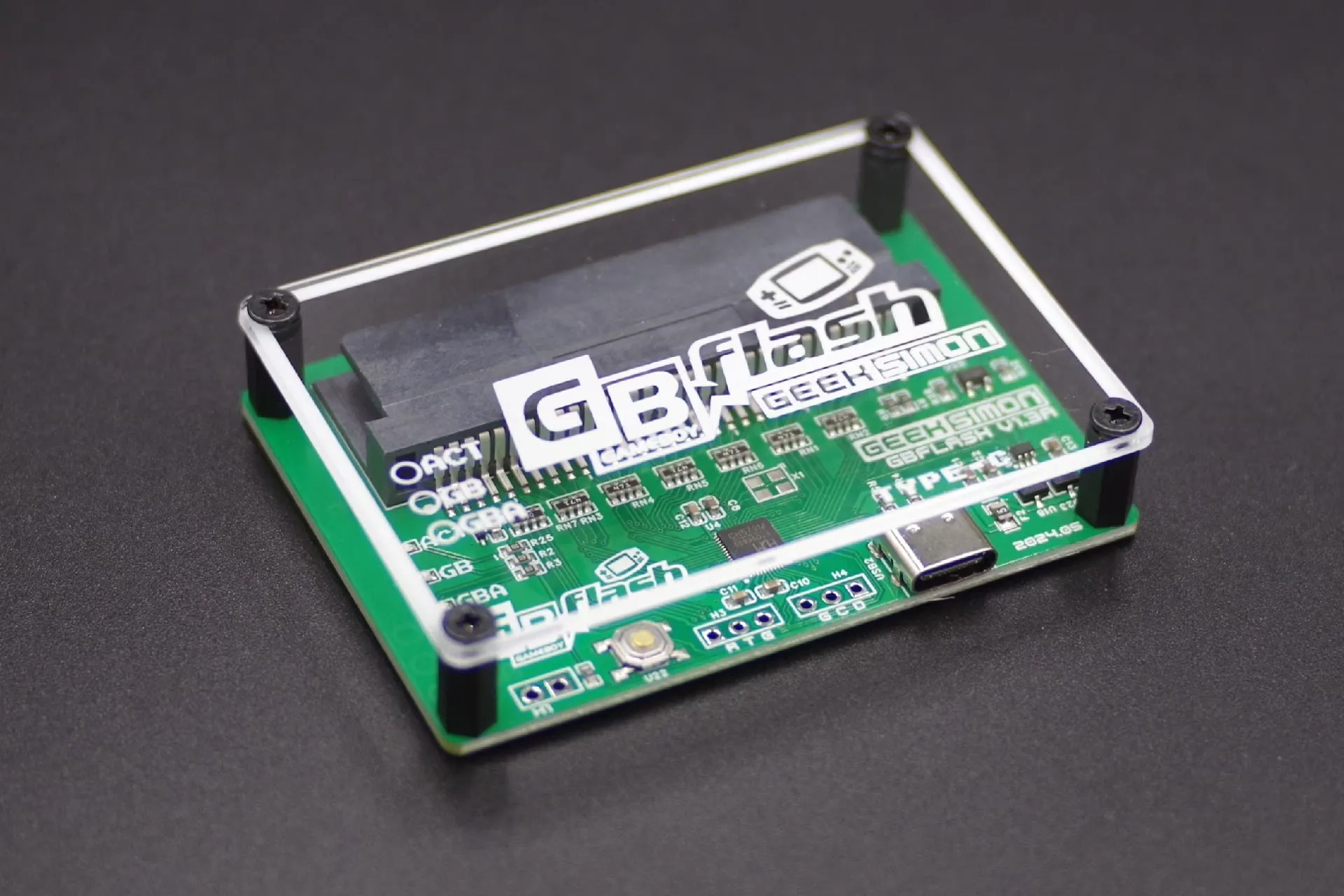 GBflash GBA/GBC Burner Great Design USB Adapter No Screen GB Flash Cart