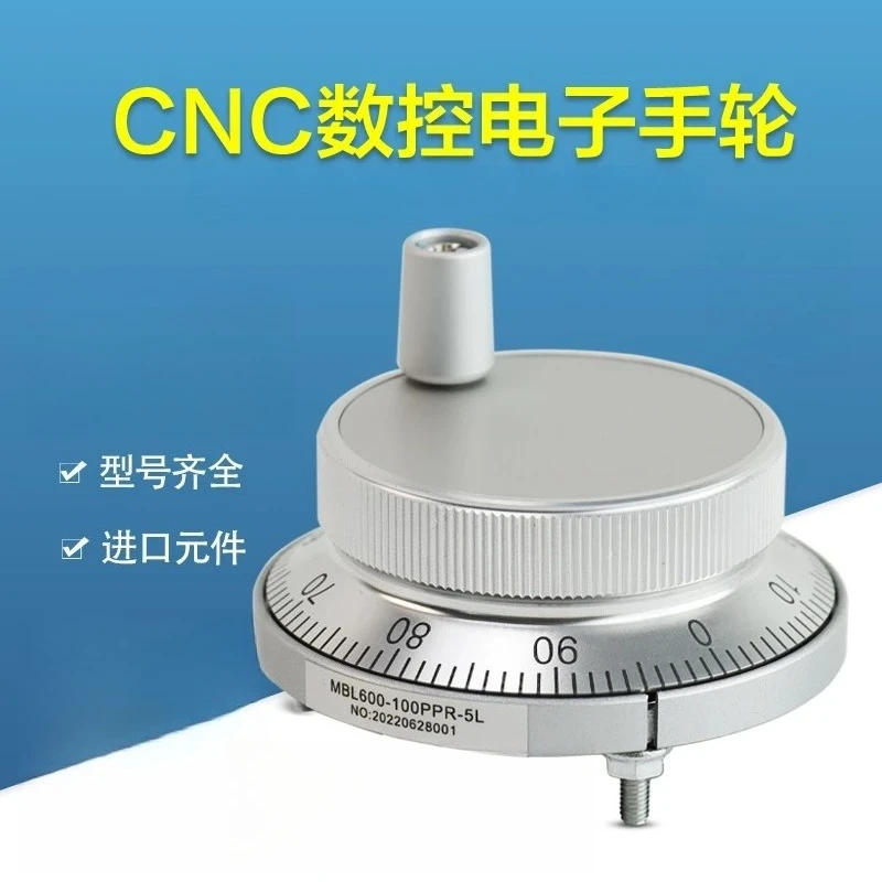 CNC Electronic Handwheel MPG Manual Pulse Generator 5V 100PPR for G S K  K N D Fanuc Siem ens Lathe Mill