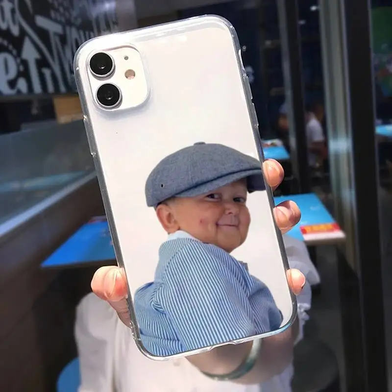 Babaite Funny Hasbulla Phone Case for IPhone 11 12 13 Pro Max Mini 8 7Plus X Xs XR SE3 Soft TPU Phone Transparent Cover Funda