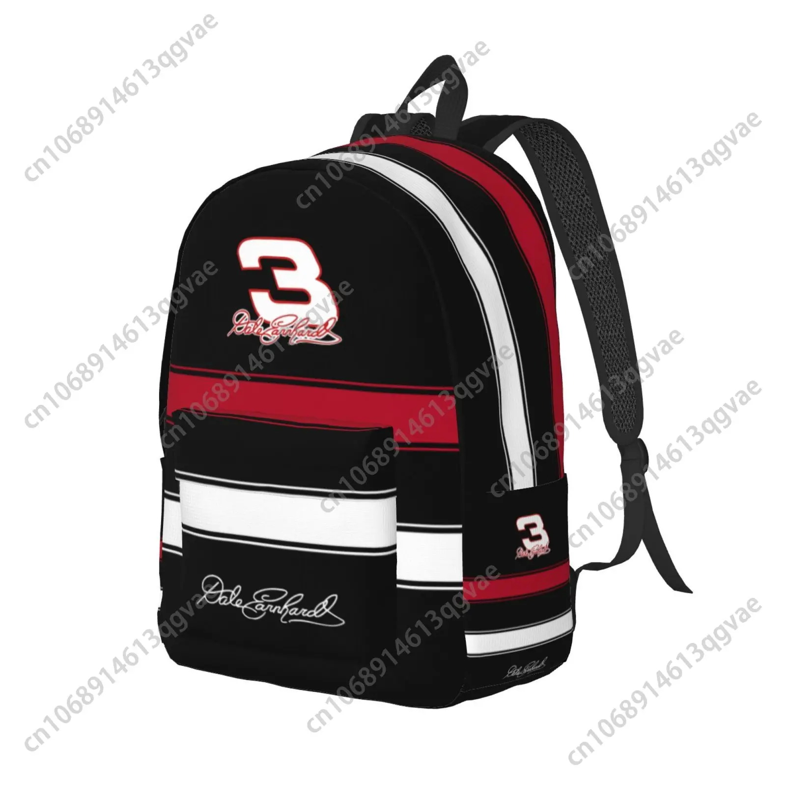 Dale Number 3 Earnhardt Furry Custom Canvas Lightweight Backpack Fashion Durable Student Men Women Business Daypack