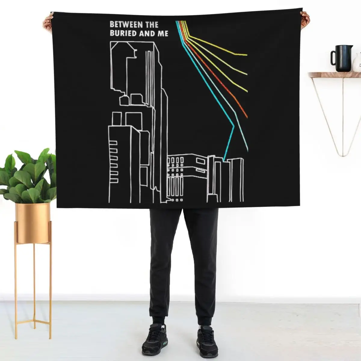 Between the Buried and Me genre rock band Essential T-Shirt Throw Blanket Camping Personalized Gift Thins Blankets