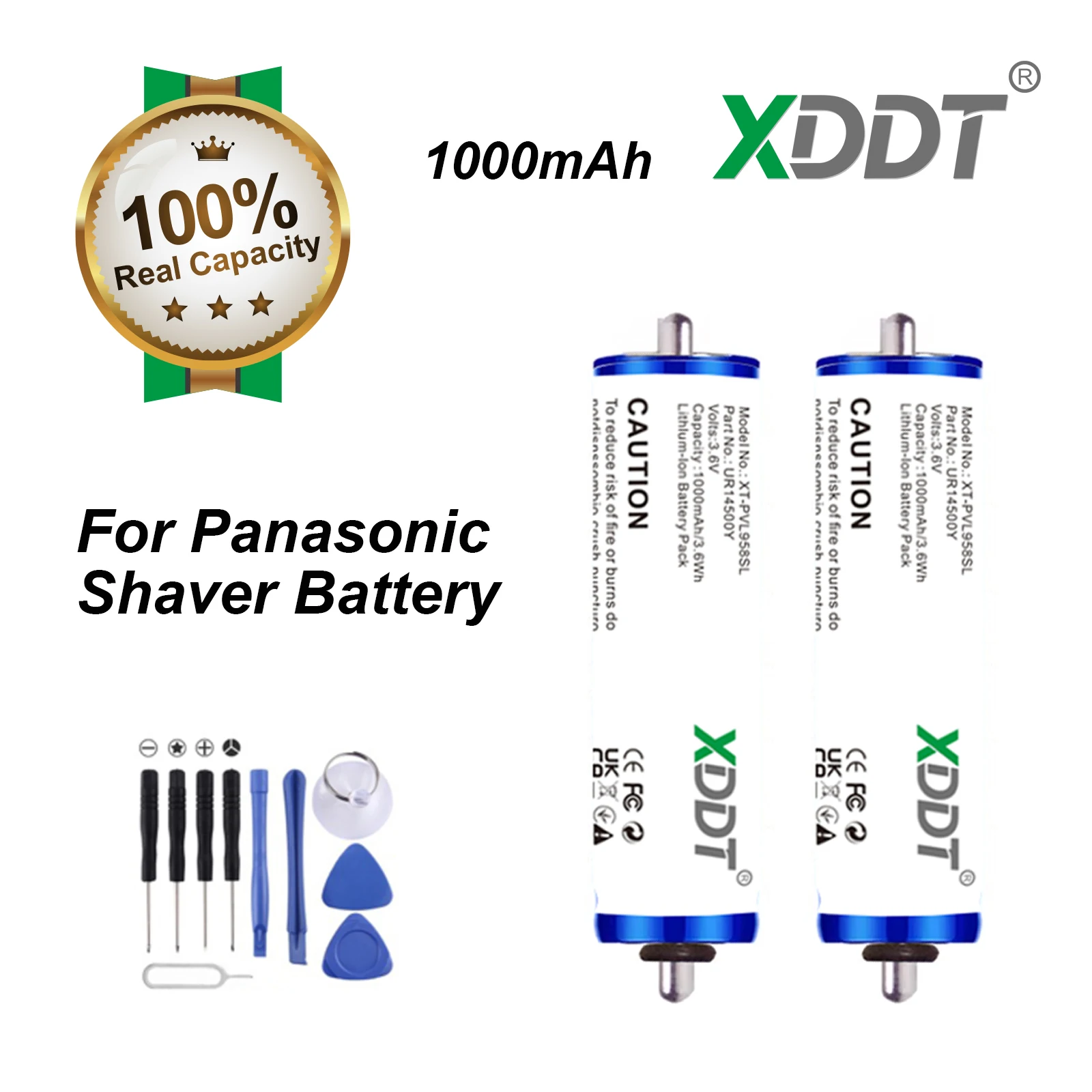 

Аккумулятор 1000 мАч для бритв Braun 530S-4, 550CC-4, 590CC-4, 570 и Panasonic ER-GP81, ES-CV50, ES-CV51, ES-LV9, ES-LV9O, ES-LV9N, ES-LV9Q