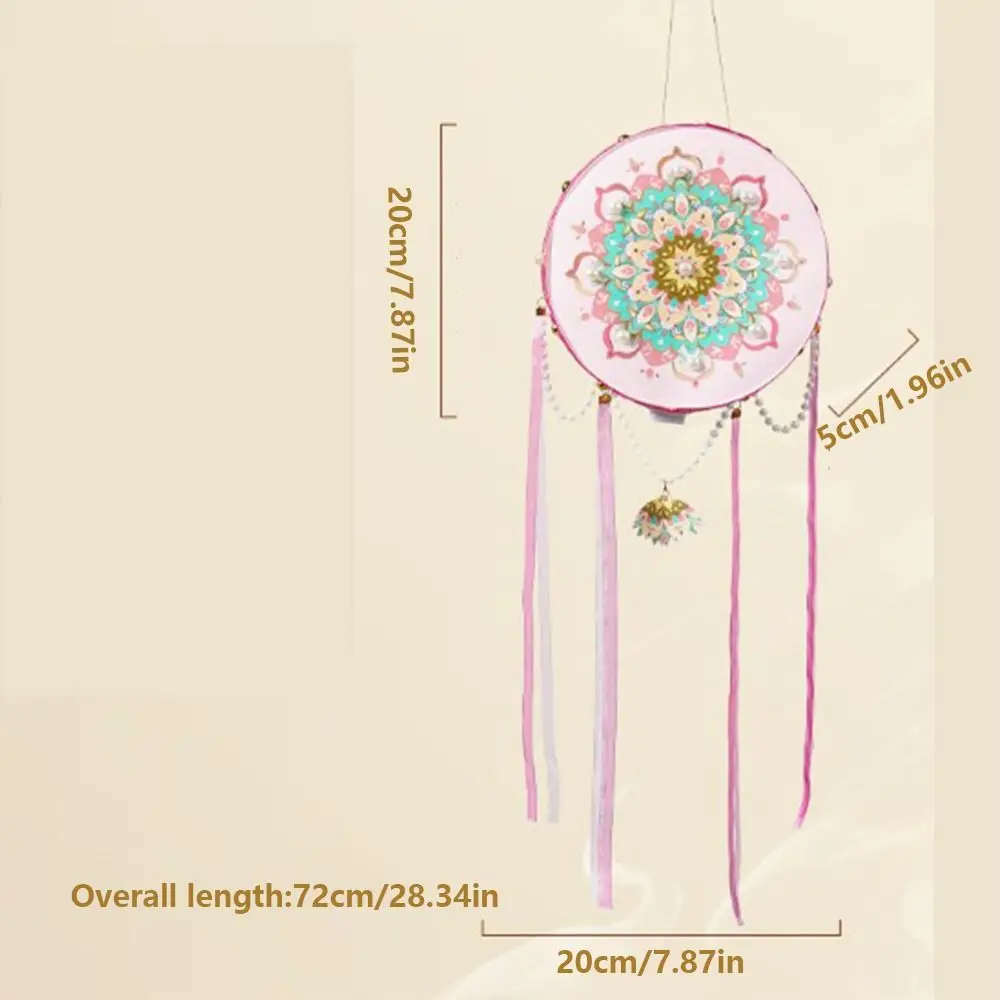 Intangible Cultural DIY Mid-Autumn Festival Lantern Manual Handmade Hand -held Luminous Lantern Chinese Style 3D