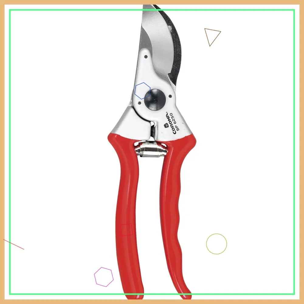 

Профессиональный ручной секатор с байпасом из кованой стали — емкость 1 дюйм, легкая алюминиевая ручка для садовых ножниц