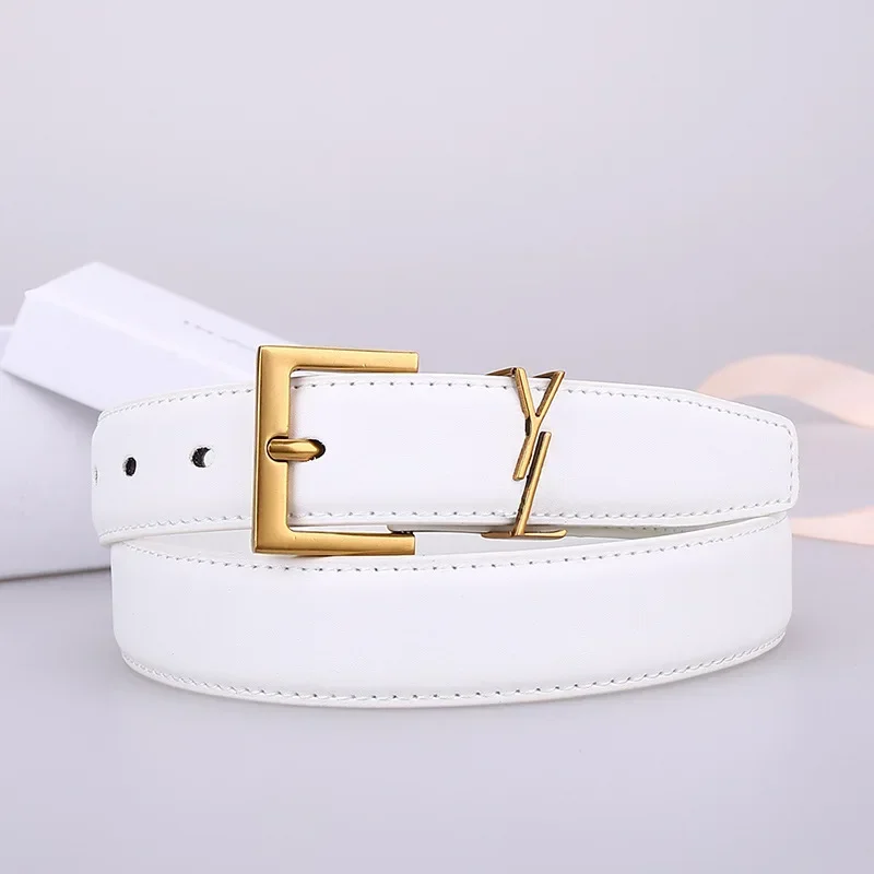 Temperament Women's Belt Personalized Alloy Needle Buckle Multi Functional Jeans Fashion Decoration Designer Women's Belt