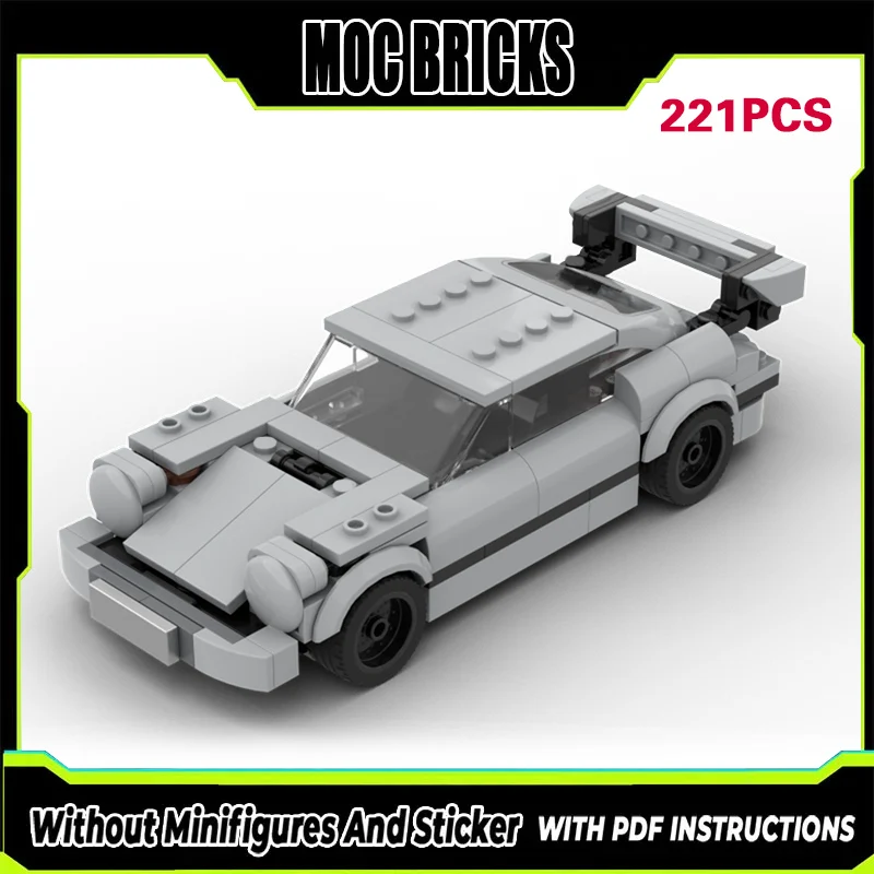 

Speed Racing Car Model MOC Building Bricks Top Tier Sports Car Modular Technology Gifts Holiday Assemble Children Toys Suit