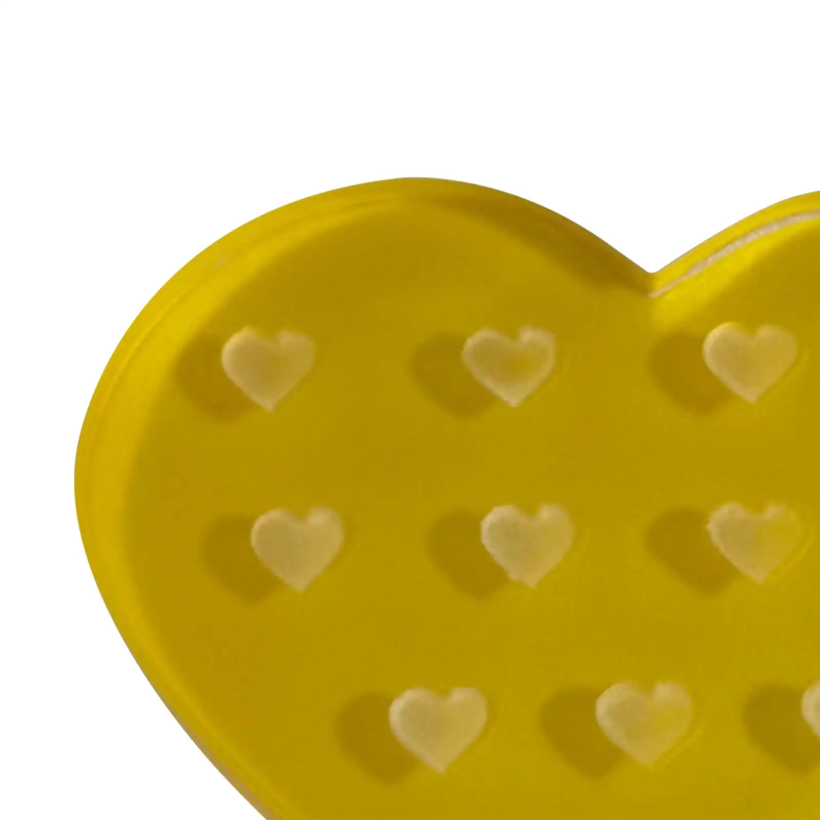 Soporte profesional de pegamento para pestañas en forma de corazón con paleta de extensión de pestañas de cristal de 12 agujeros para salón de maquillaje