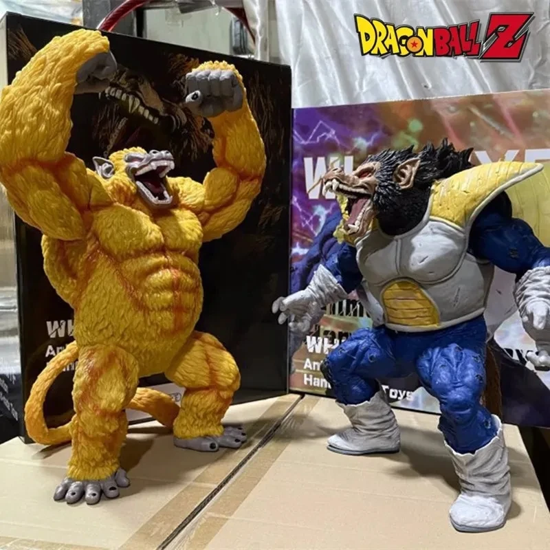 Dragon Ball Z Theatrical Version Become A Golden Ape Gorilla Vegeta Goku Anime Figure Statue Model Ornament Kids Christmas Gifts