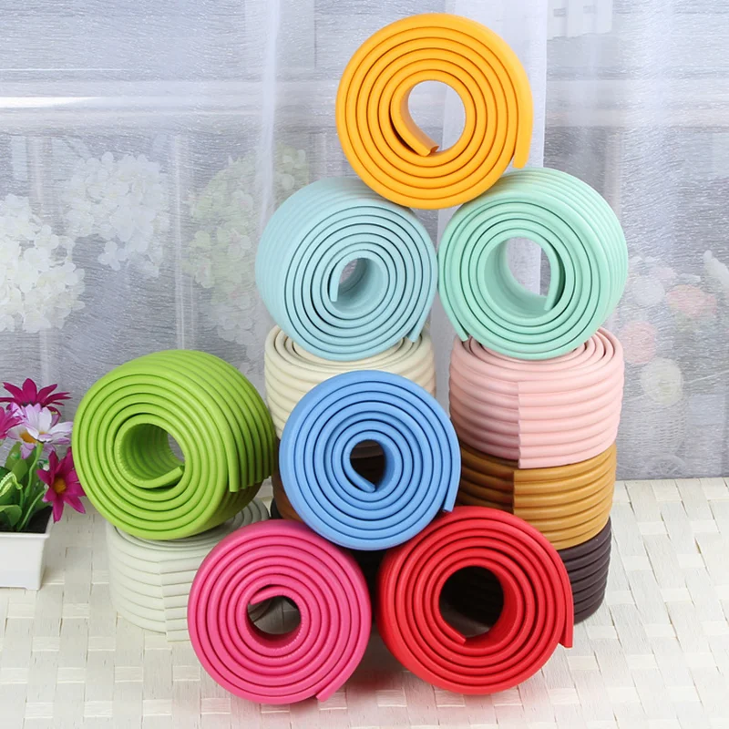 Детская защитная полоса из пены, защитная полоса для безопасности детей, 2 м, настольная детская защита для углов