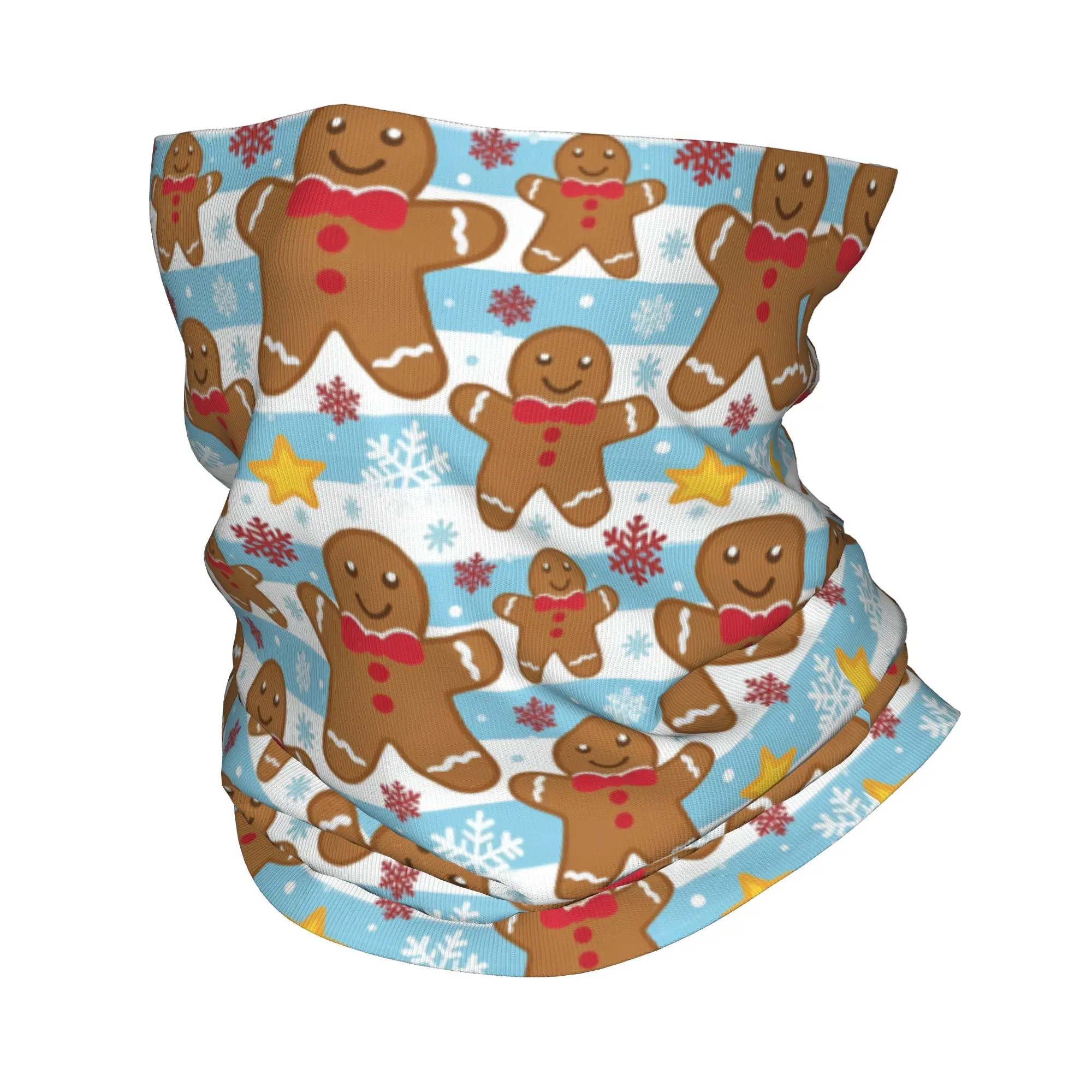 

Рождественский олень, пряничный человечек, бандана, утеплитель для шеи, женский и мужской зимний лыжный шарф, гетры, чехол для лица