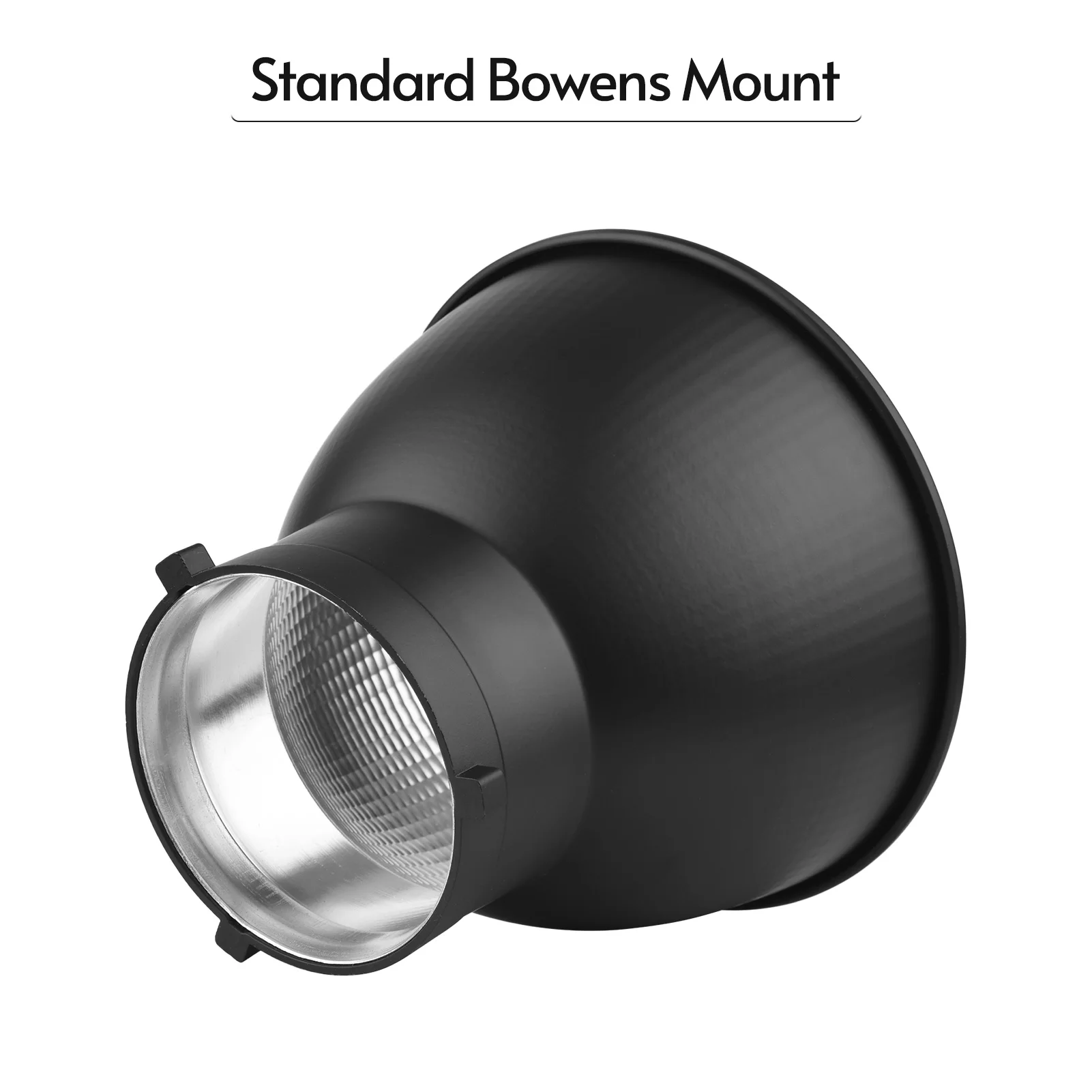 7 Inch Standard Reflector Diffuser Lamp Shade Dish with for Bowens Mount Studio Strobe Flash Light Reflector Aluminum Alloy