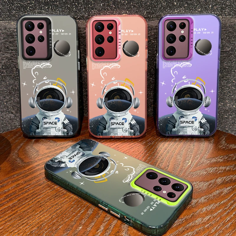 Роскошный лазерный Чехол Fasion для Samsung M22 M23 M30S M31 S20 S21 S22 S23 FE S24