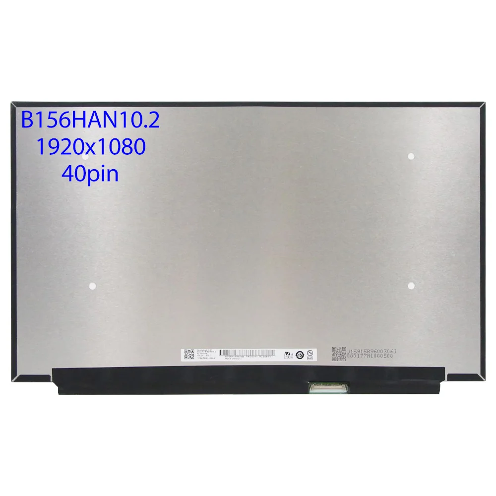 

15.6"inch 240Hz Laptop LCD Screen B156HAN10.2 B156HAN11.0 For Lenovo Legion 7-15IMH05 5-15IMH05H IPS FHD 1920x1080 40pin eDP