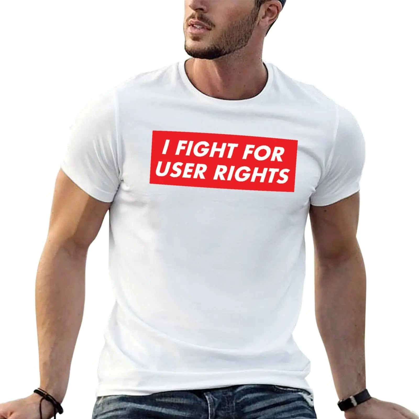 

for cotton high I Fight cotton shirt User T-Shirt funny man quality t t shirts Rights