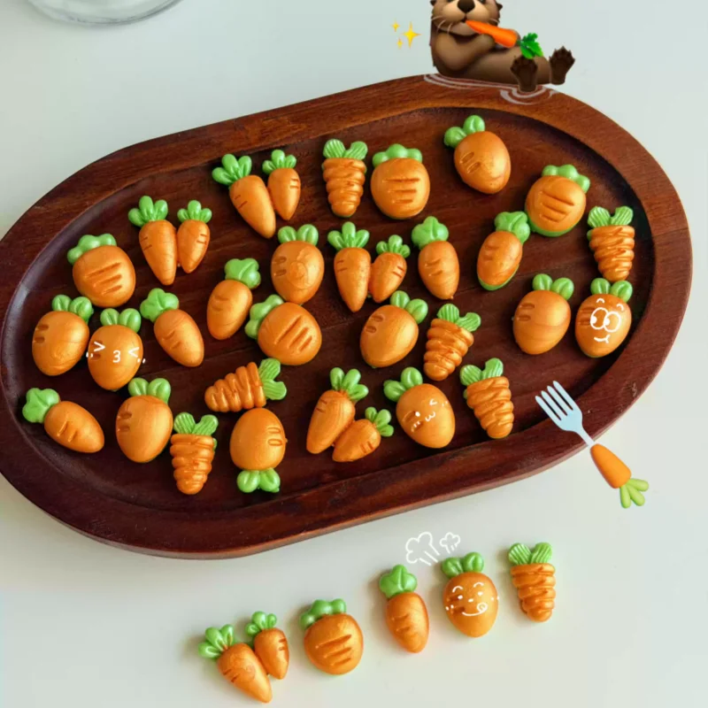 Carrot Shape Wax Seal Granules Sweet Carrot Wax Beads for Sealing Stamps Envelopes Invitations Wedding Cards DIY Craft Supplies