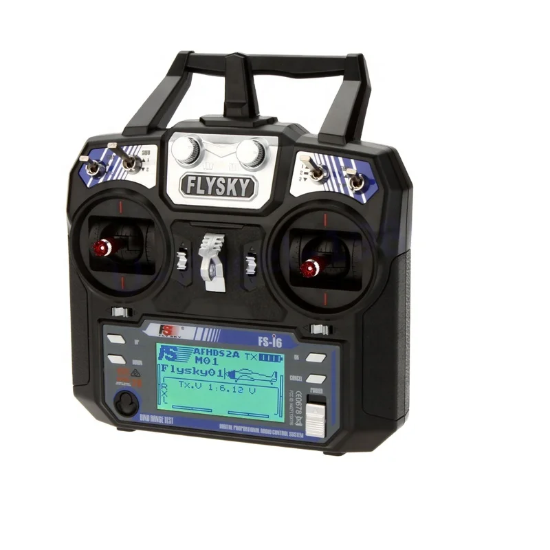 

FLYSKY FS-i6 I6 2.4G 6CH AFHDS Transmitter With IA6B X6B A8S R6B IA10B RX2A Receiver Radio Controller for RC FPV Airplane
