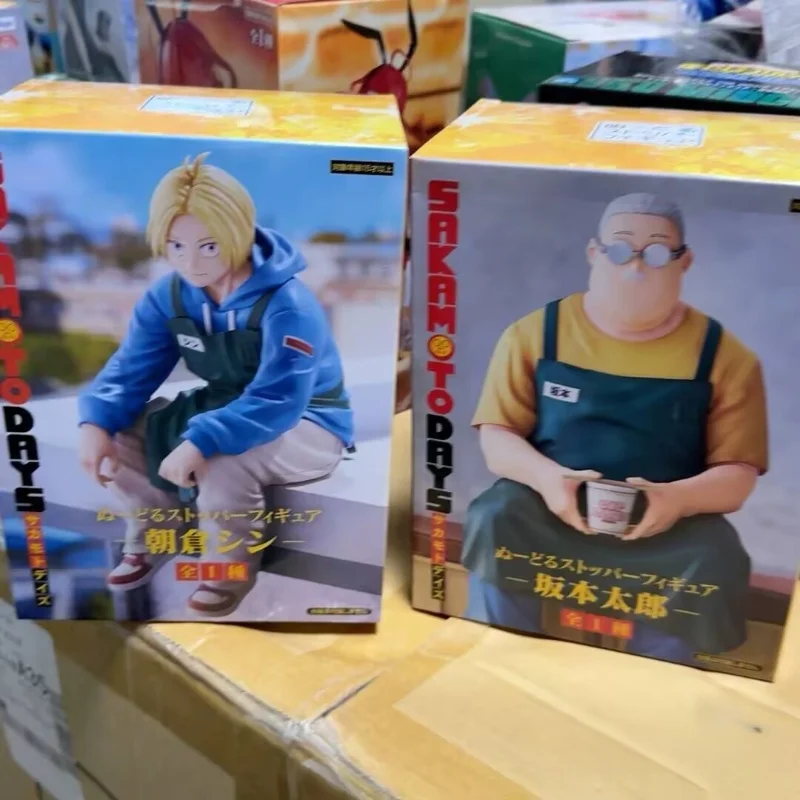 

Genuine Sakamoto Days Anime Figures Taro Sakamoto After Retirement Shin Asakura Figurine Model Toy Gift