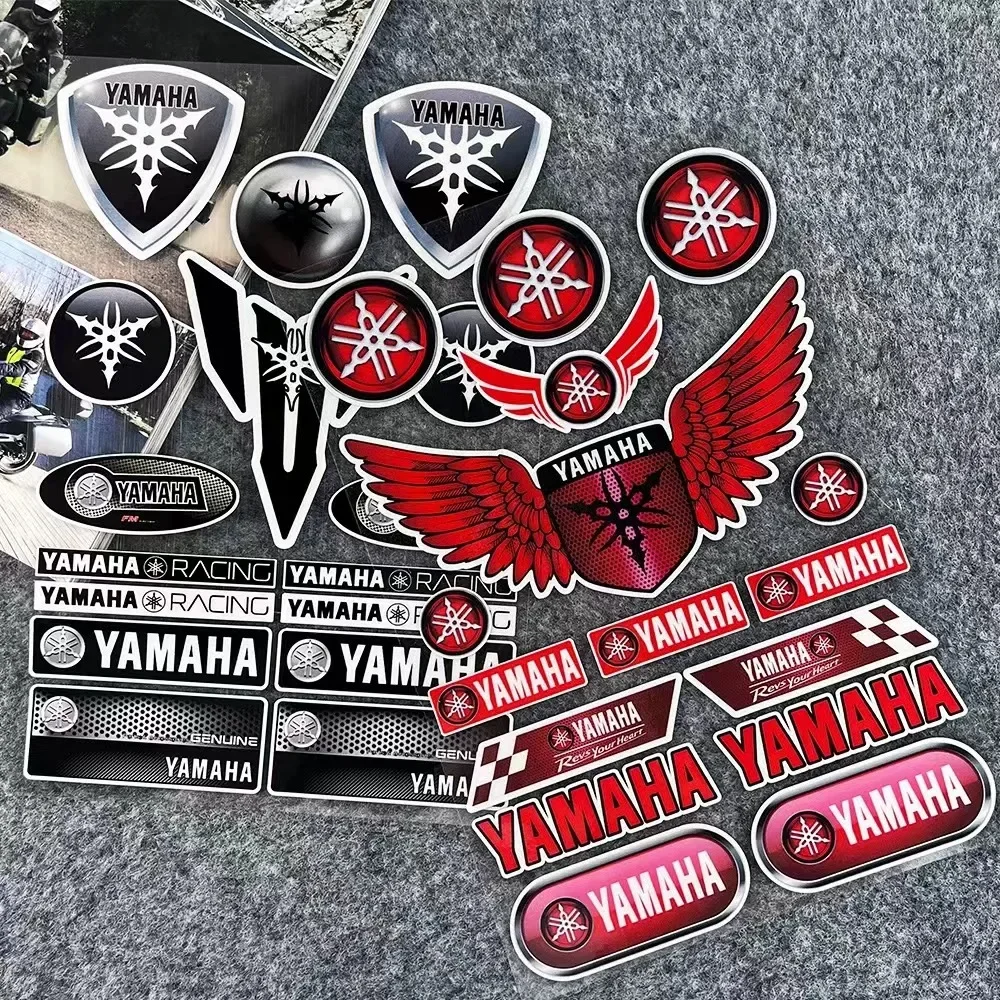 Suitable for Yamaha Motorcycle Stickers Reflective Stickers Modified Moto Racing Motorcycle Helmet Stickers