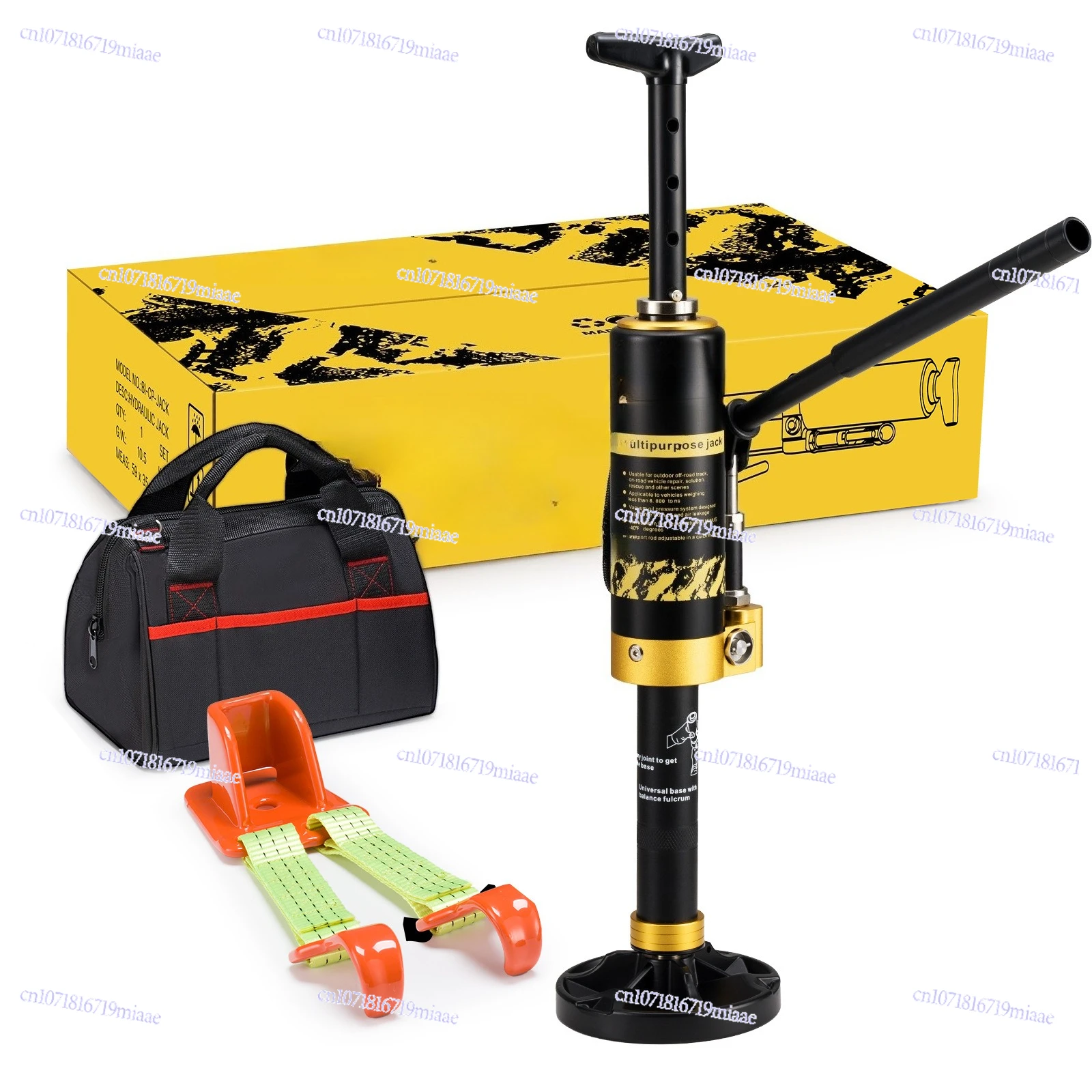 

Portable hydraulic jack for outdoor off-road escape vehicle Farmer's top 8 tons load-bearing