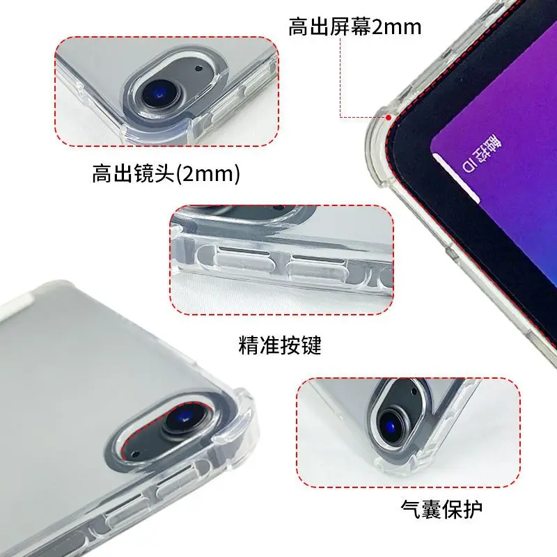 حافظة هالو كيتي آيباد 2021 جديدة 3 قابلة للطي 10.9 بوصة شفافة مضادة للصدمات لهاتف اير 4 3 ميني 6 للنساء 5 #6