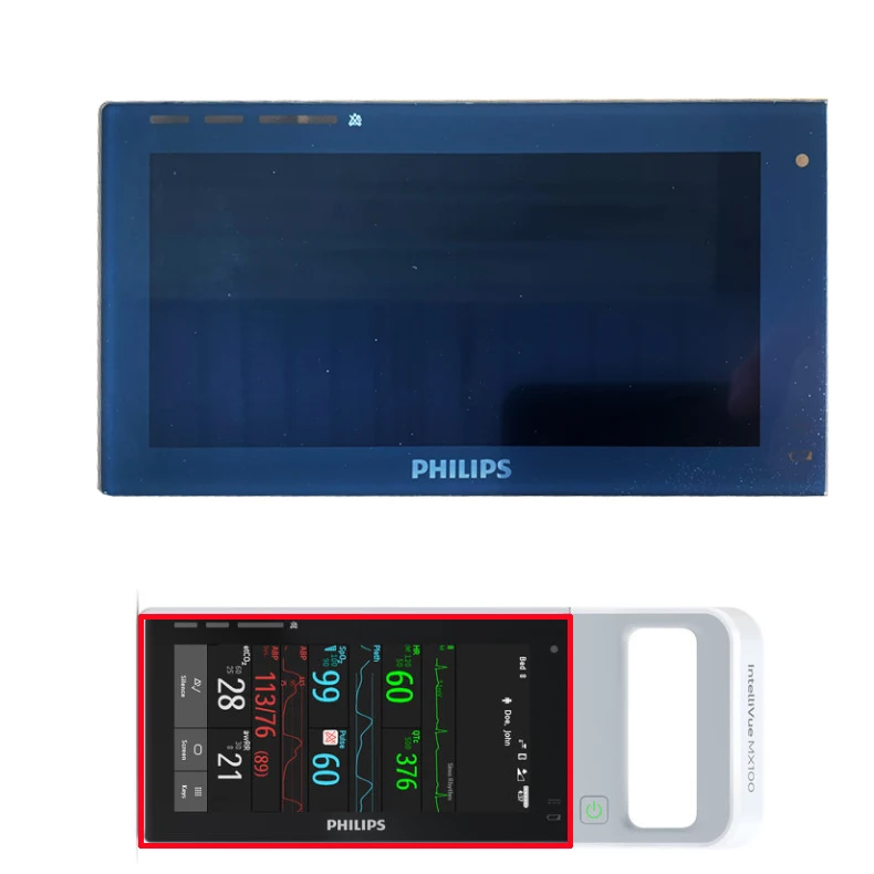 

6.1 inch A+ LCD DISPLAY With Touch screen Digitizer For Philips IntelliVue MX100 x3 Monitor repair Replace screen