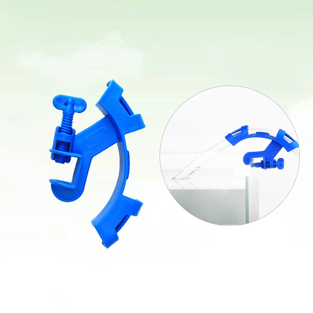 

2pcs Water Clip Fish Aquarium Accessories Air Pump Hose Pipe Clamp Slip-Proof Space-Saving Easy Install Aquarium Water Tube