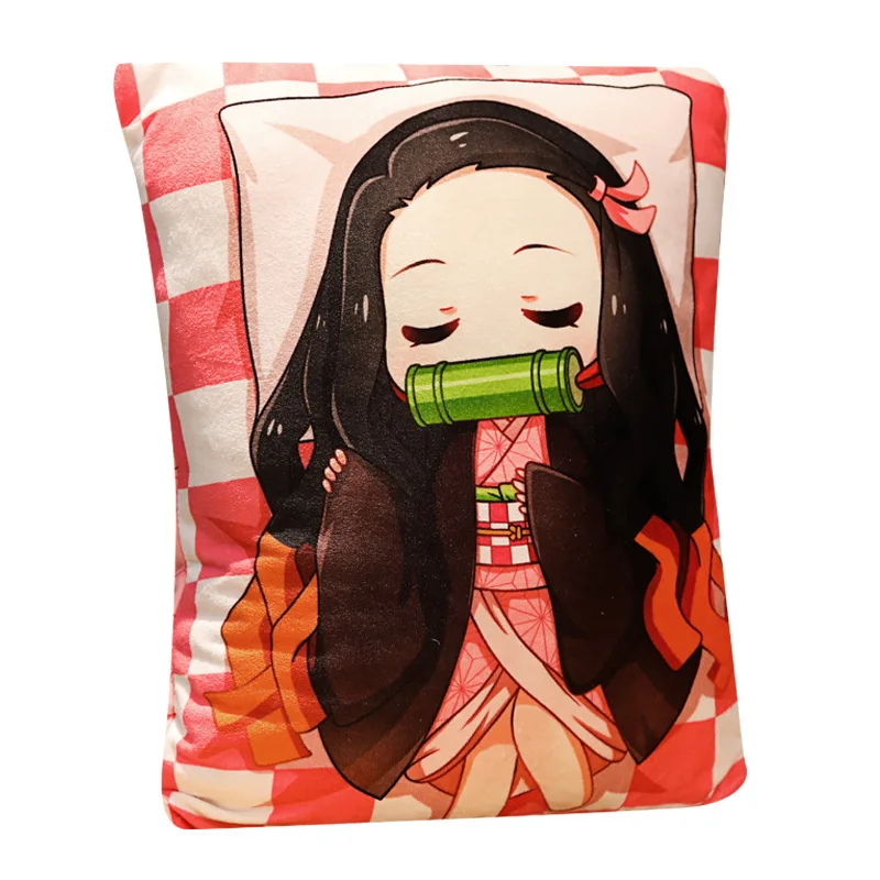 

Японское аниме Demon Slayer Kamado Tanjirou Kawaii подушка с рисунком из мультфильма аниме товары подушка маленький подарок