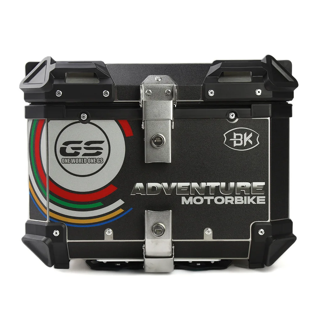 Sticker motorcycle trunk waterproof quick-release aluminum alloy tail box 36L/45L/55L/65L