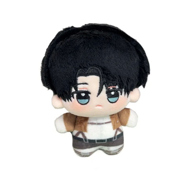 10cm Levi Ackerman Plush Dolls Pendant Soft Attack on Titan Keychain Plush Toys Ackerman Mini Kids Holiday Birthday Gift