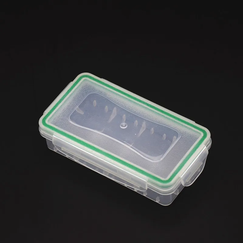 New Clear Plastic Waterproof Battery Storage Case Holder Organizer For 18650 16340 Batteries With Case Bag