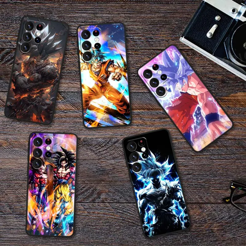 D-Dragon Ball Cool Son Goku для Samsung S25 S24 S23 S22 S21 S20 Lite FE Plus Ultra 5G Черный чехол для телефона D-Dragon Ball Cool Son Goku для Samsung S25 S24 S23 S22 S21 S20 Lite FE Plus Ultra 5G Черный чехол для телефона