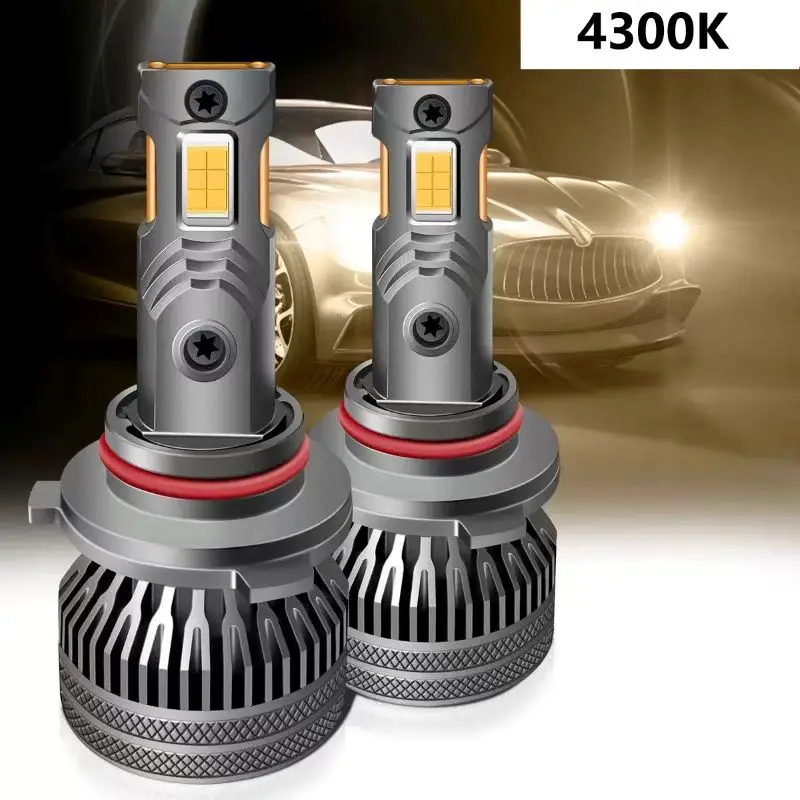 

9007 Светодиодная лампа для фар 880 881 H7 9008 H13 9004 5202 H16 H1 PSX24W PSX26W H4 P13W 9012 H10 H19 H18 H11 H7 H3 Фары 4300K 12V
