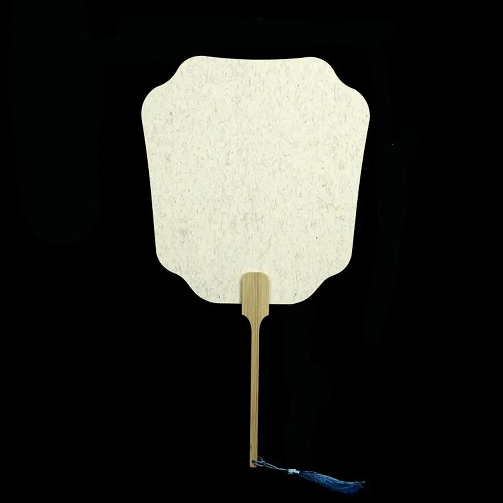 Leques decorativos de antiguidade branca, verão, pintura à mão, arte, artesanato, grupo, ventilador de mão, decoração de casa, ornamentos de mesa